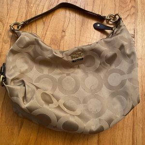 Authentic Coach fabric bag